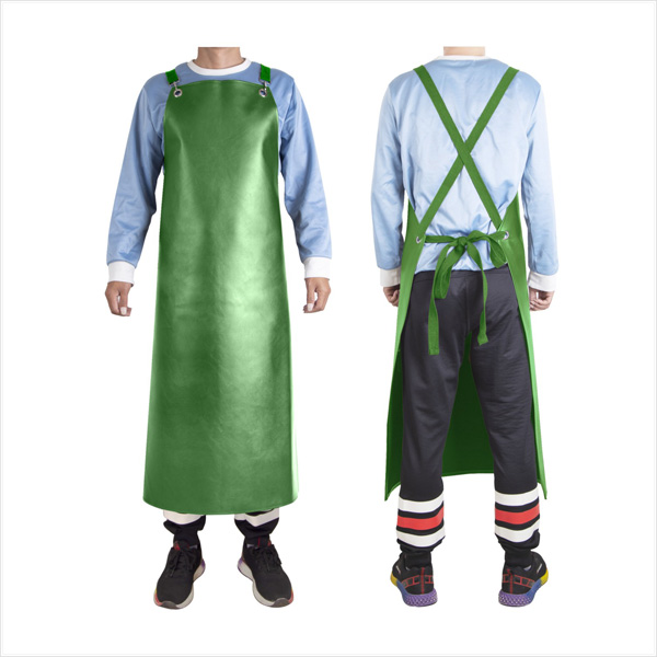 Sheomern Pu Rubber Waterproof Aprons for Dishwashing, Heavy Duty Butcher Apron, Adjustable Cross Back Apron for Dishwasher for A Long Time, or to Dog Grooming, Lab Chemistry